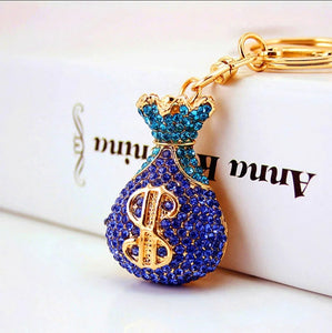 Bling Money Bag Keychain PRECIOUS T ROSE